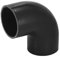 X AUTOHAUX Raccord universel en silicone pour voiture 70 mm ID 90 degrés Noir