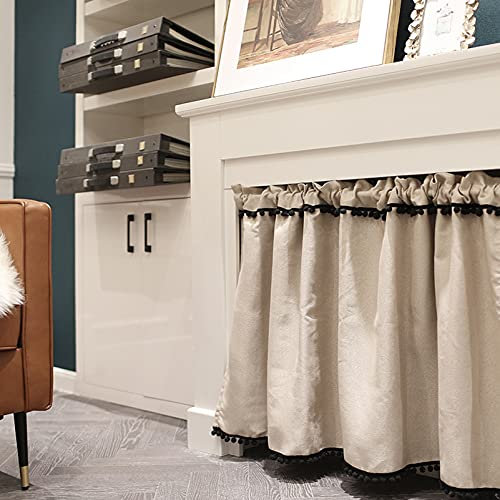 izielad Tendine della Finestra a Vetro Tendina da cucina con Merletto Tenda da Cucina Mantovana Tenda Corta Decorazione Tende Cáfe Tende 130x70cm