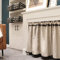 izielad Rideaux Courts Moitié Draperies pour Le Café-Restaurant Cuisine Porte de Placard évier Rideau de Séparation LxH 130x70cm