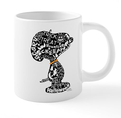 CafePress Snoopy Halloween Collage 20 oz Ceramic Mega Mug
