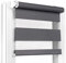 Fenster DEKOR - Rollos für Fenster Dunkelgrau - Klemmfix Rollo ohne Bohren 120 x 70 cm - Doppelrollo mit einer breiten Auswahl an Größen und Farben - Blickdichte Rollos, einfach zu montieren