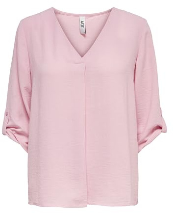 JDY Women's Jdy Divya 3/4 Top WVN Noos Blouse (Pack of 1)