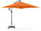 Uniprodo UNI-UMBRELLA-SQ250OR-N | Sonnenschirm | Ampelschirm | Orange viereckig 250 x 250 cm neigbar | Gartenschirm | Terrassenschirm | Sonnenschutz für Balkon, Terrasse & Garten | Pendelschirm