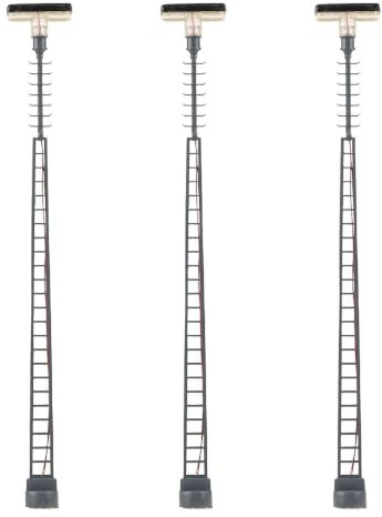 Faller FA180204 LED Lattice Pole Top Light, Warm White, Pack of 3