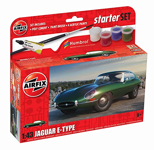 Airfix A55009 - 1/43 Small Starter Set Jaguar E-Type - Neu