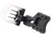 3-Pin Bogenvisier, 1 Stuck 0,029 Fiberoptik Visierung für Compound Bögen, 3 Pin Bogen Visier für Jagdvisier Zubehör, Rechts- und Linkshänder
