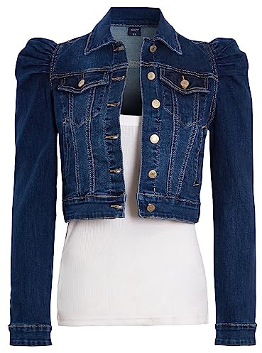 SS7 Puff Sleeve Denim Jacket Indigo