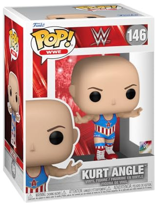 Funko Pop! WWE: Kurt Angle - Vinyl-Sammelfigur - Geschenkidee - Offizielle Handelswaren - Spielzeug Für Kinder und Erwachsene - Sports Fans - Modellfigur Für Sammler und Display