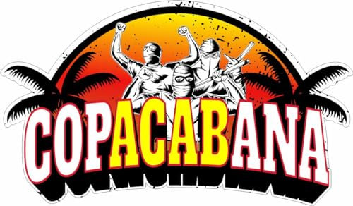 Stickerpoint24 Copacabana Aufkleber Hooligan, Vinyl, Streetart, Sticker/Decal, Sticker, für Glas, Kunststoff, Metall, Wand, Outdoor, Glänzend