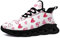 coolcustomize Personalizzato San Valentino Dolce Cuore Amorevole Coppia Scarpe Stampa Su Richiesta Leggero Running Tennis Sport Sneaker Unisex, Stile 8 B, 36 1/3 EU