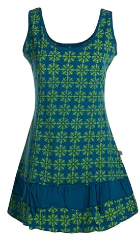 Vishes - Alternative Bekleidung - Damen Lagen-Look Träger-Kleid Jersey-Tunika Sommerkleid