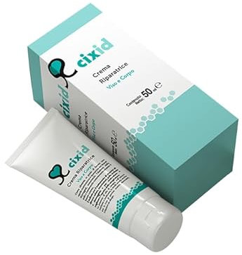 Cixid Crema Cicatrizzante Rigenerante 50ml - Favorisce la Riparazione della Pelle, Ideale per Cicatrici, Irritazioni, Arrossamenti, Formula Idratante e Lenitiva