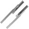 Guide per montaggio a pavimento, guide per cassetti, estraibili, capacità di carico 40 kg, guide per cassetti con ammortizzazione (40 cm)