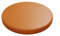 35*35cm Stuhlkissen Rund, Sitzkissen Stuhl Rund Antirutsch, Stuhlkissen Outdoor Wasserfest Schmutzabweise Sitzpolster Gartenstuhl Durchmesser Ohne BäNder Leder Bezug Mit ReißVerschluss Schwarz