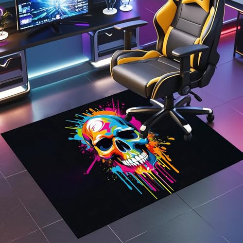 Tappetino di Protezione Per Pavimenti, Tappetino per Sedia da Ufficio Gaming, Tappeto per Sedia a Rotelle, 80 x 120 cm Sedia Protettiva Multiuso Chair Mats per Pavimenti in Legno duro e Piastrelle
