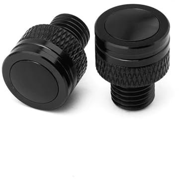 RüCkspiegelschrauben Für Triumph Trident 660 Tiger 800 900 GT Speed ​​Triple 1050 Street Triple 675/R Spiegel Loch Stecker(Black)