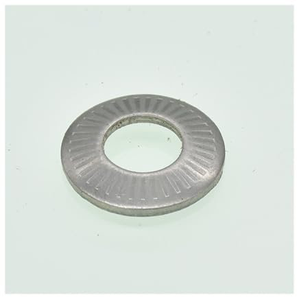 KSeSii M3 M4 M5 M6 M8 M10 M12 M16 Rondelles De Verrouillage Rondelle À Ressort Conique Dentelée En Acier Inoxydable(Medium M16(5PCS))