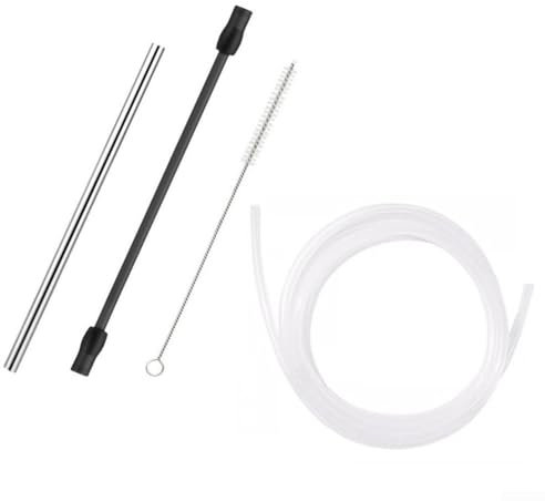 Ensemble de 4 tubes pour mousseur à lait pour machine à café compatible avec machine à expresso