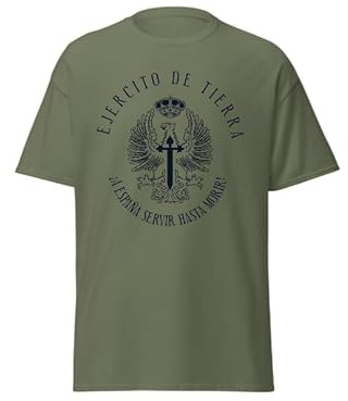 SISIDSI DSGN Camiseta ejército español Hombre Mujer La Muerte No Es El Final España Soldado Militar Fuerzas Armadas legión Regalo Patriota