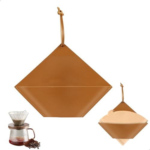 Soporte para Filtros de Café, Portafiltros de Cafe, Soporte para Filtro de Cafeto para Almacenamiento, Soporte de Papel de Filtro para Cafetería Hotel Bar Hogar, Metal, Negro
