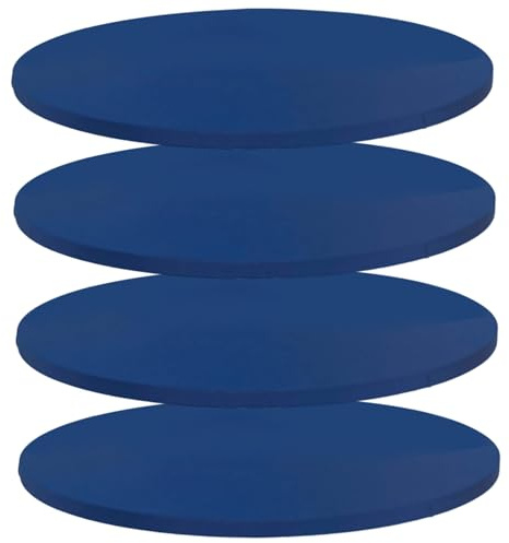4 kleine runde Tischdecken, 24 Stück, königsblau, elastische Tischdecken für runde Tische, Polyester, passend für Cocktailtisch-Topper, Stehtisch-Abdeckung