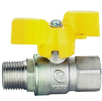 Robinet vanne à boisseau sphérique 3/4 » m/droit f en 331 pour le gaz de ville/gaz naturel/gaz liquide