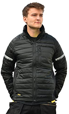 Snickers Workwear Men's Coat, opacity, Schwarz, S