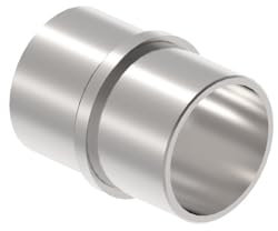 Sellon24® Rohrverbinder Verbindungsmuffe für Ø 42,4 Rundrohr, Edelstahl V2A Rohr Steckverbindung Fitting Verbinder Edelstahlrohr Balkongeländer Handlauf Treppe Geländer AISI 304
