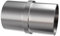 Sellon24® Rohrverbinder Verbindungsmuffe für Ø 42,4 Rundrohr, Edelstahl V2A Rohr Steckverbindung Fitting Verbinder Edelstahlrohr Balkongeländer Handlauf Treppe Geländer AISI 304