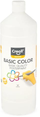 CREATIV DISCOUNT® Schulmalfarbe 1000 ml, weiß PREISHIT
