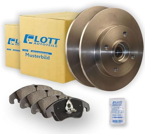 Bremsscheiben + Bremsbeläge hinten Bremsbeläge Bremsklötze Bremse Komplettset Hinterachse