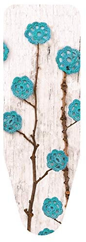 Foderina da stiro 140x55 FIORI DI LANA TURCHESI taglia XL