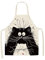 ShopINess Lustige und originelle Kochschürze mit Katzenmotiv für Erwachsene und Kinder Ideal für Grillpartys und Feste - Baumwolle und Leinen Maschinenwaschbar (Katze und Kätzchen, 68x55cm)