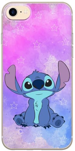 ERT GROUP mobile phone case for Apple Iphone 7/8/ SE 2/ SE 3 original and officially Licensed Disney pattern Stitch 006 optimally adapted to the shape of the mobile phone, case made of TPU
