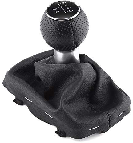 Unibell 5-Gang Auto Schaltknauf Gearstick Gamasche Boot-Kit for Audi A3 2000-2003