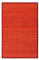 LOLAhome Alfombra de bambú, Antideslizante, Antimanchas, Resistente a la Humedad, para Salón, Dormitorio, Cocina, Baño, Pasillo, Garaje- “Rojo” de “90x60 cm