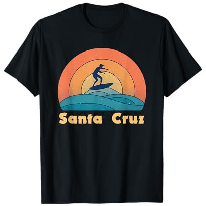 Santa Cruz CA - Surfing 70s 80s - Retro Vintage T-Shirt