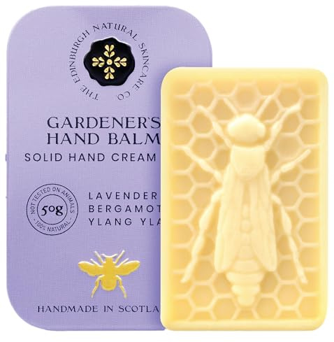 Luxuriöser fester Handcremeriegel | Für trockene & empfindliche Hände | Gärtnerduft | Natürliche Handcreme | Tierversuchsfrei | Luxus-Geschenk für alle | Die Edinburgh Skin Care Company