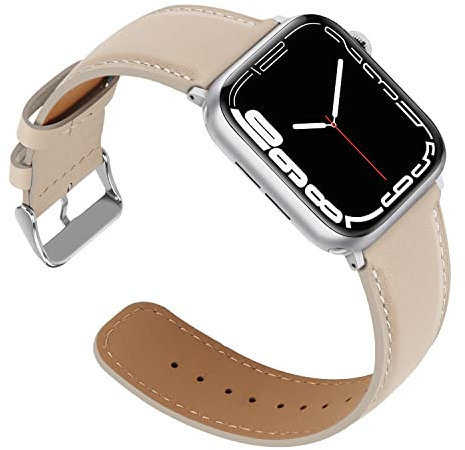Anlinser Compatibile con Cinturino Apple Watch 46mm 45mm 44mm 42mm 41mm 40mm 38mm, Cinturini di Ricambio in Vera Pelle Compatibile con iWatch Ultra 2 Serie 10 9 8 7-1 SE (42/41/40/38, Galassia)