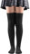 Nanxson Damen Lang Stulpe Leg Warmer Gestrickte Over-Knee Lange Beinstulpe Tanzen Strumpf (Schwarz-74)