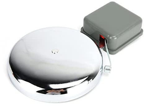 Elektrische Glocke, 8-Zoll-Alarmglocke, elektrische Glocke, kann als extra lauter Türklingel-Alarm, Mehrzweck-Signalsirene für Schulfabriken verwendet werden (220 V)