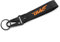 Motorrad Metall Schlüsselanhänger hängende Schnalle bestickter Schlüsselhalter Schlüsselanhänger for Duke RC 125 250 390 200 750 1090 1190 1290 ADV (Color : Black)