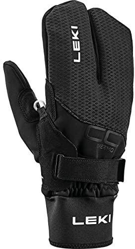 LEKI Cc Thermo Shark Lobster Schwarz, Thinsulate™ Fausthandschuh, Größe 7.5 - Farbe Black