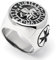 Schmuck-Checker Templer Siegelring historisches Motiv hochwertiger Kreuzritter Ring aus 316L Edelstahl Herren Geschenk Tempelritter (63 (20,0 mm Ø))