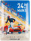Nostalgic-Art Retro Blechschild, 30 x 40 cm, 24h Le Mans – Racing Poster Blue – Geschenk-Idee für Motor-Fans, Original Lizenzprodukt (OLP), aus Metall, Vintage Design, Blechschilder Sprüche