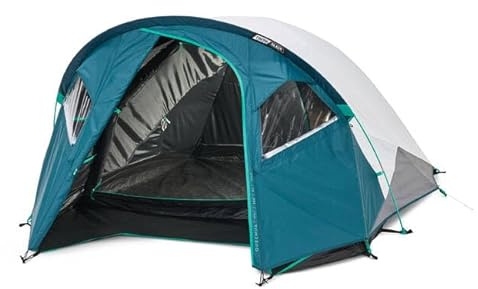 Quechua Tente de Camping - MH100 XL - 3 Places - Fresh & Black