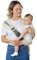 AUYEAZGO Kleinkindschlinge, ergonomisches Babytragetuch mit verstellbarem Gurt, weicher Polsterung und rutschfestem Hüftsitz, perfekt für Säuglinge und Kleinkinder (3,2–20 kg), Premium-Baumwolle,