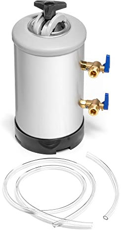 Forgast Descalcificador Eléctrico | Capacidad 8 Litros | Descalcificador | Tratamiento del Agua Dura | Desincrustante | para Cafeteras, Lavavajillas y Hornos Combinados a Vapor | Altura 41,5 cm