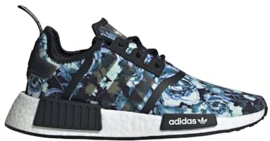 adidas Originals Women's Nmd_R1'S Shoes, Core Black/Core Black/Pulse Yellow-black, 7.5 UK