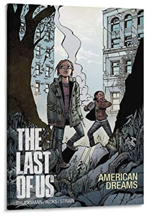 DAGUYS Filmposter The Last of Us, Vintage-Stil, 9 Bilder, Wandkunst, Poster, Gemälde, Leinwand, Poster, Kunstwerke, Raumästhetik, 60 x 90 cm